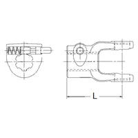 Power Take Off Neapco 20-9325 Quick Disconnect Yoke
