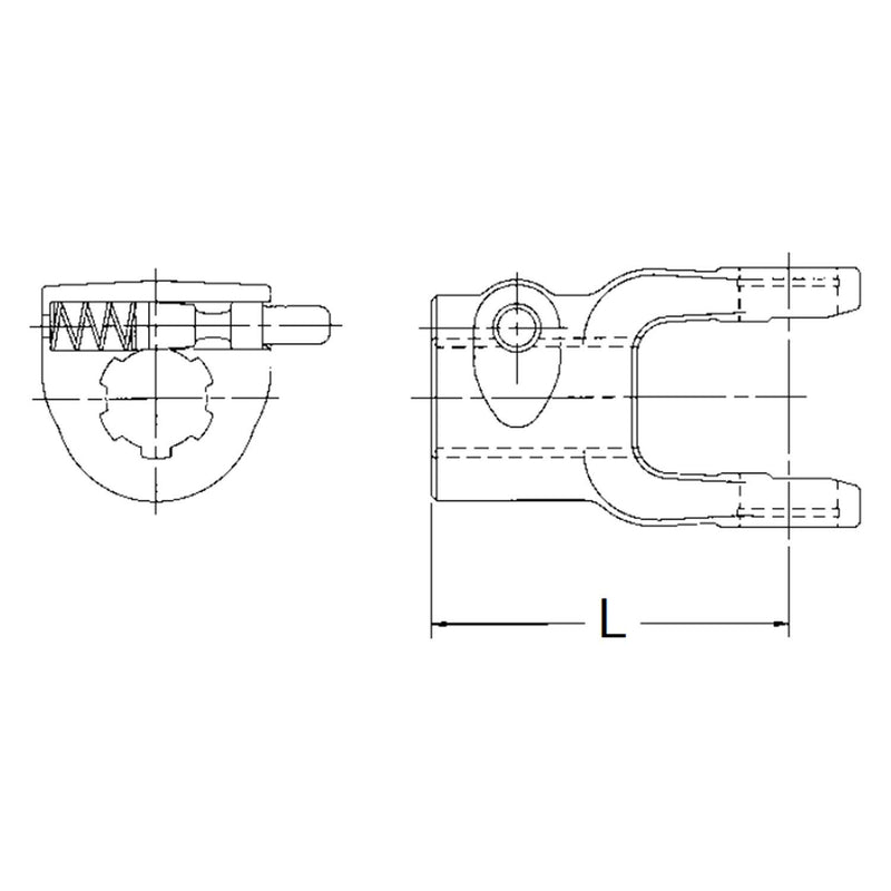 Power Take Off Neapco 20-9325 Quick Disconnect Yoke