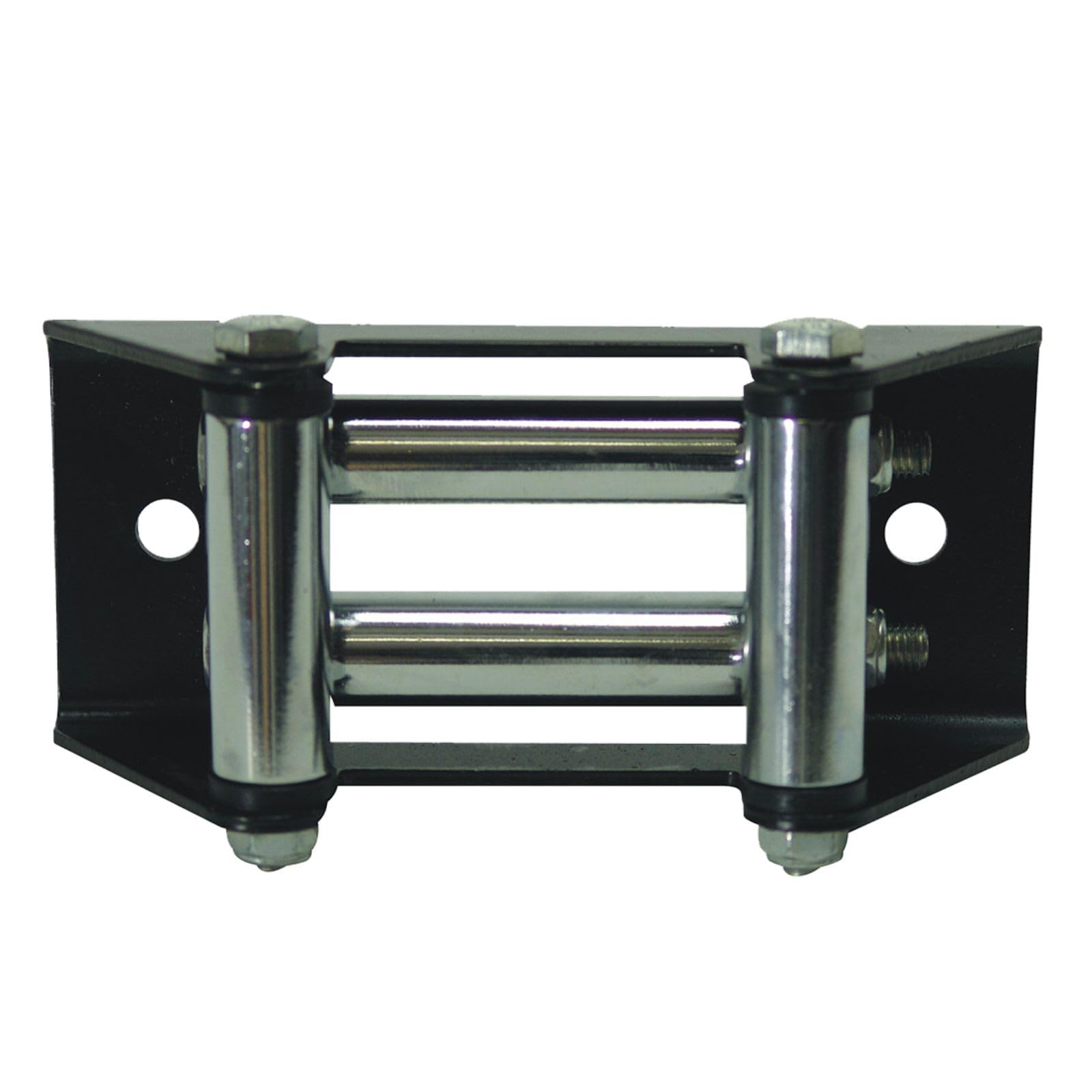 Mile Marker Replacement WH-2 Black & Silver Roller Fairlead for ATV Winches - Compatible with 2000 - 3500 lb. Mile Marker Winches - Reduces Friction on Winch Cable