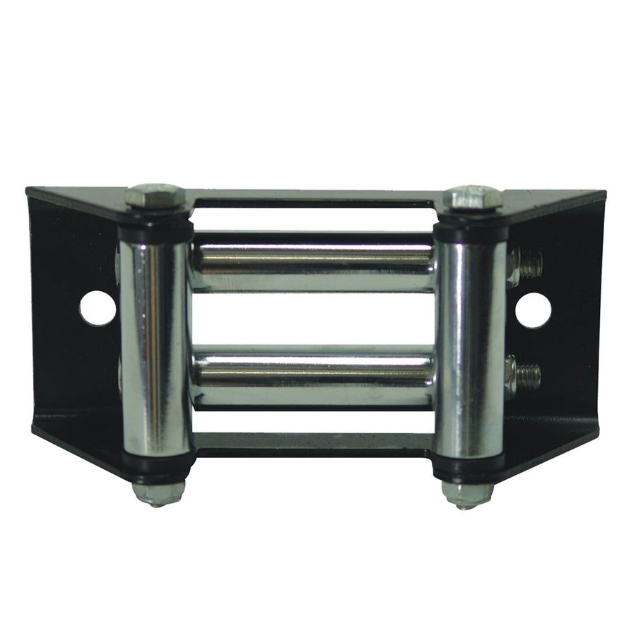 Mile Marker Replacement WH-2 Black & Silver Roller Fairlead for ATV Winches - Compatible with 2000 - 3500 lb. Mile Marker Winches - Reduces Friction on Winch Cable