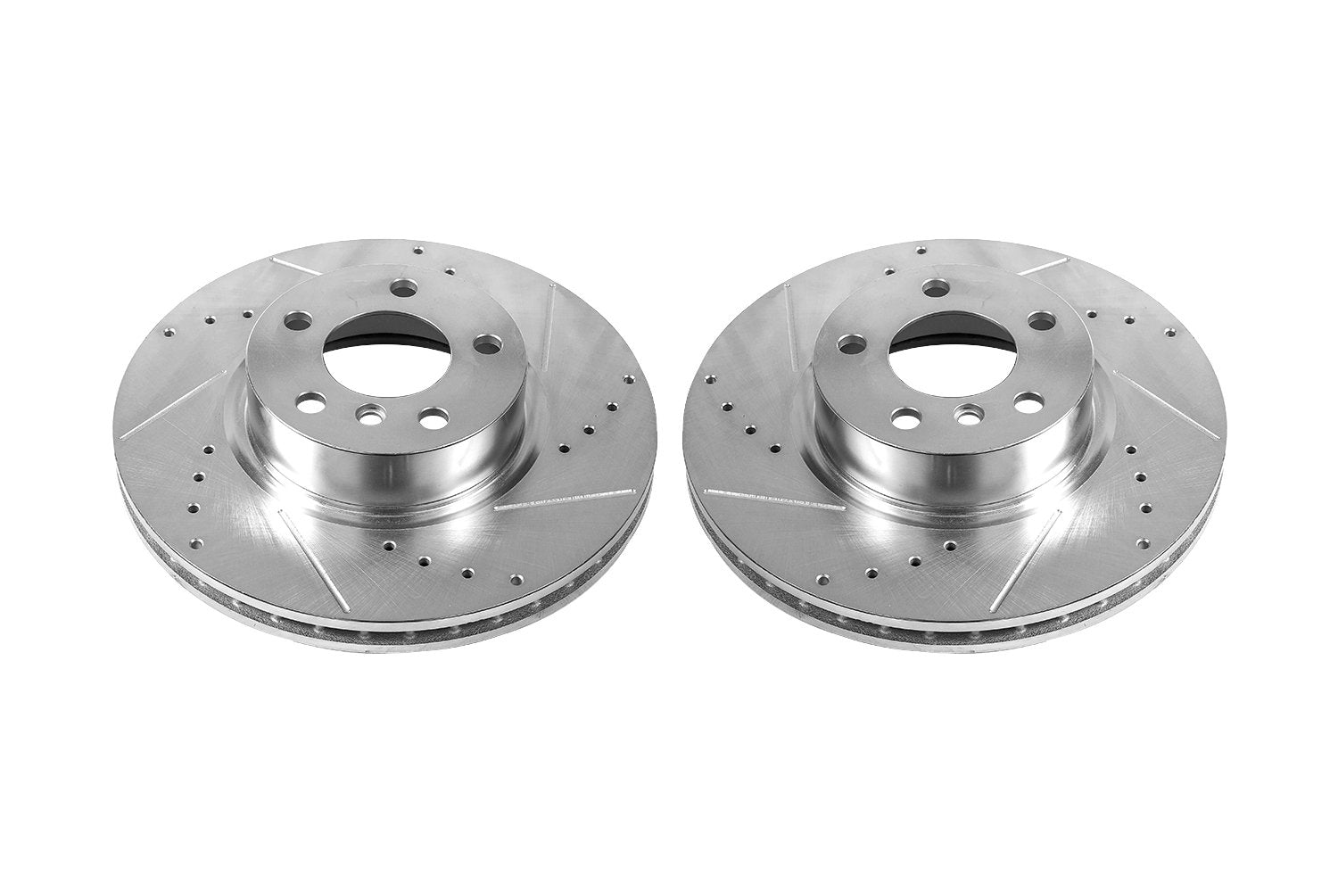 Power Stop Front EBR1238XPR Evolution Drilled and Slotted Rotor (Pair) For BMW X3 2011-2017, BMW X4 2015-2018 [Model Specific]