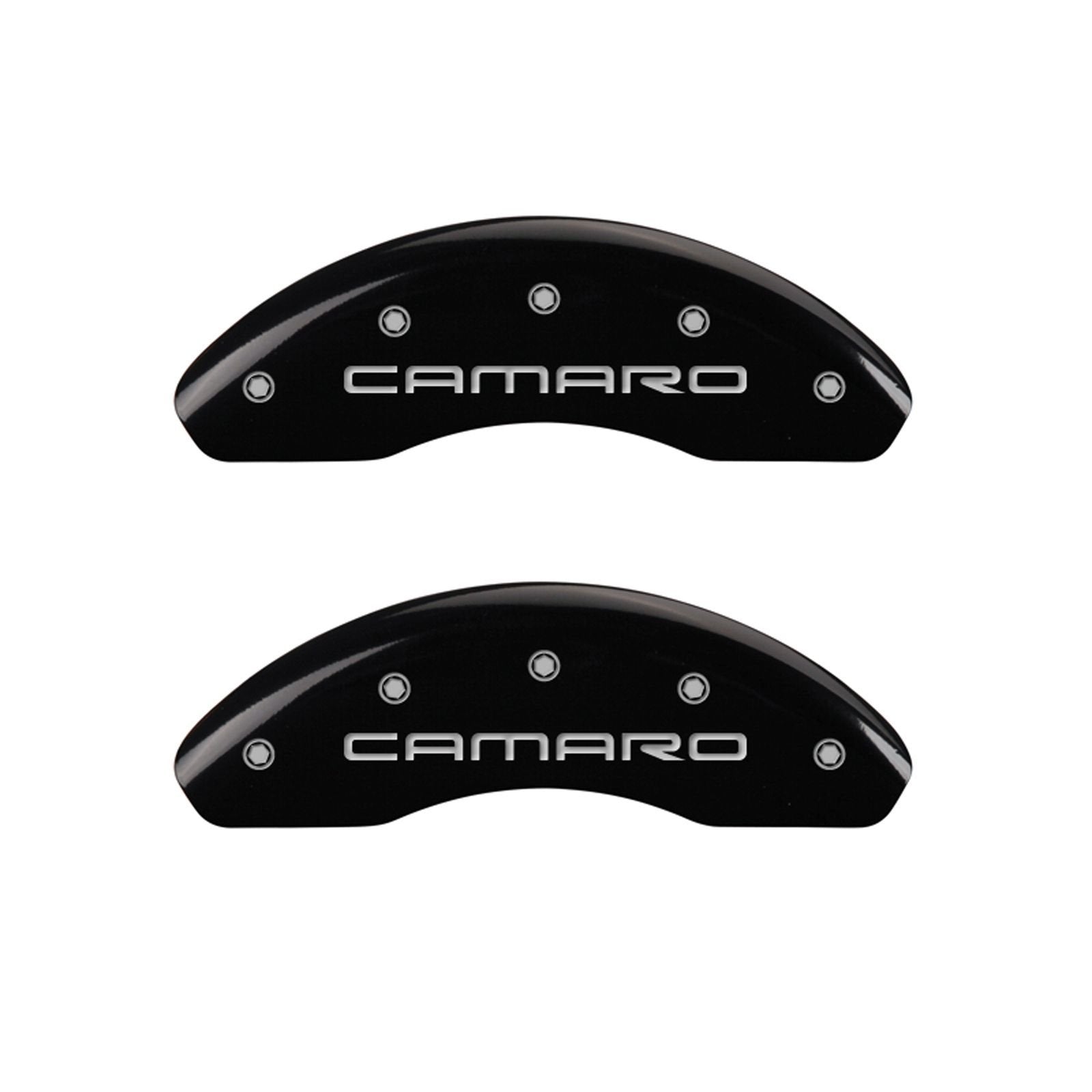 Caliper Covers MGP 14026SCA4BK with Black Powder Coat Finish, (Set of 4)