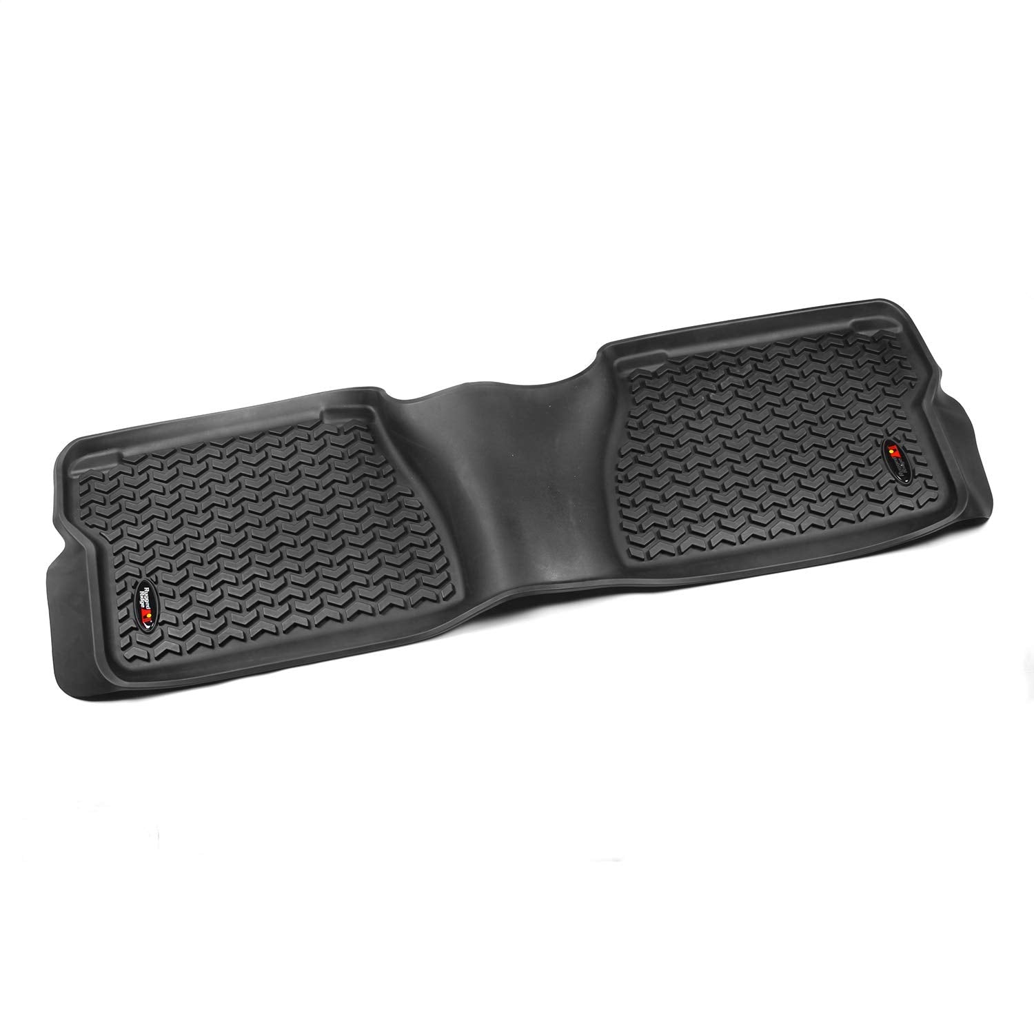Rear Floor Liners Rugged Ridge for Toyota Tundra | All-Terrain, Black | 82954.20 | Fits 2012-2019 Toyota Tundra Double Cab/Crew Max