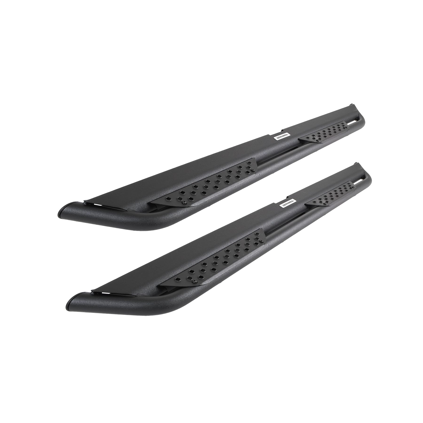 Dominator Xtreme DT Side Steps | Go Rhino 68" Mild Steel, Textured Black | DT60068T