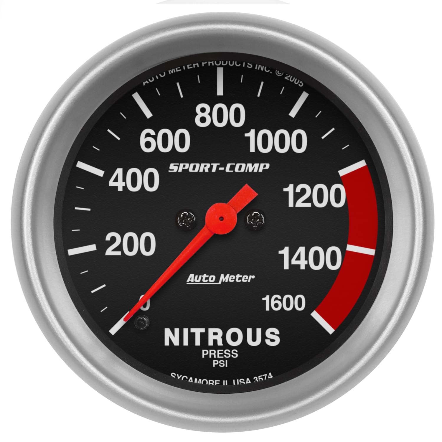 Auto Meter Sport-Comp Electric Nitrous Pressure Gauge 3574