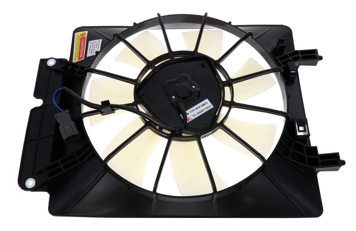 Cooling Fan Assembly TYC 610530 Compatible with 2002-2006 Honda CRV