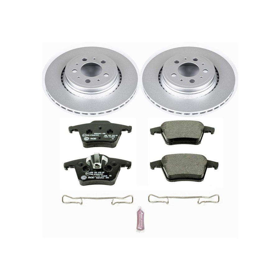 Power Stop ESK3039 Euro-Stop Rear Brake Kit For Volvo XC90 2003-2014 [Model Specific]
