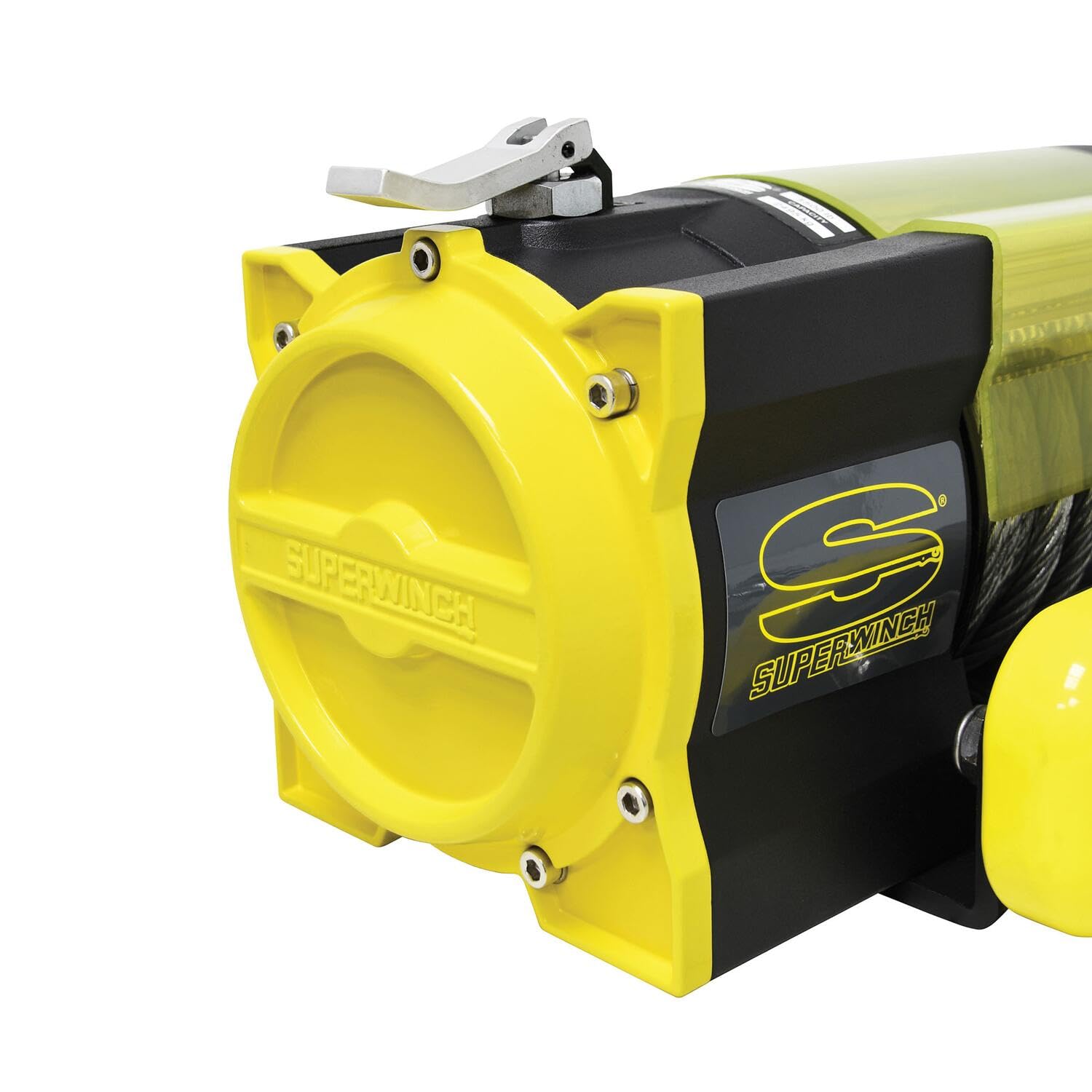 S5500 Superwinch 1455200 Trailer Winch 5500lb(2495kg) Single Line Pull with Roller Fairlead 9/32" x 60' Steel Rope 30.5ft Corded Handheld Remote