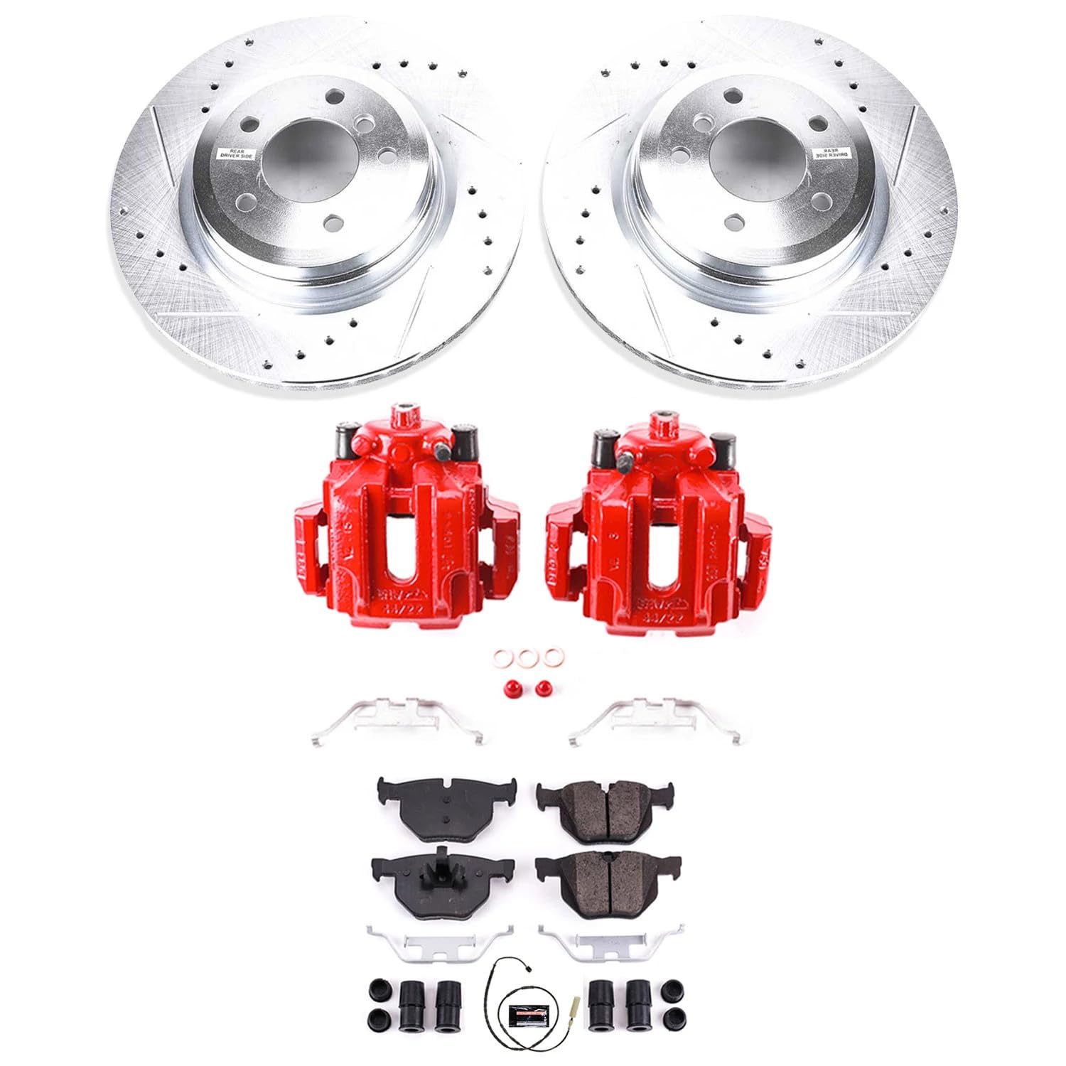 Z23 Evolution Sport Power Stop KC5982 Brake Kit with 1-Click Caliper
