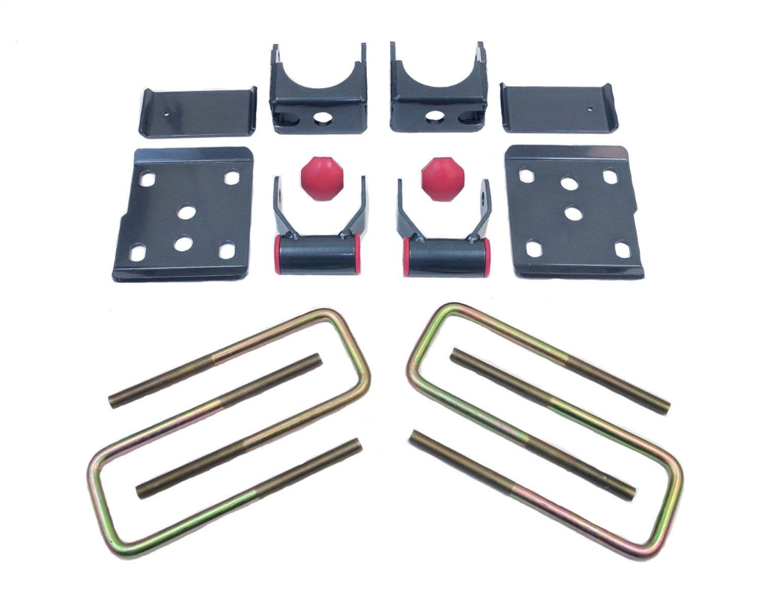 Part# 303250 MaxTrac SUSPENSION'S is A 5" Rear FLIP KIT Including AXLE RELOCATORS, Shackles, Bump Stops & Spring Plates