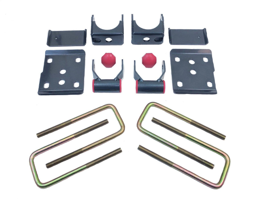 Part# 303250 MaxTrac SUSPENSION'S is A 5" Rear FLIP KIT Including AXLE RELOCATORS, Shackles, Bump Stops & Spring Plates