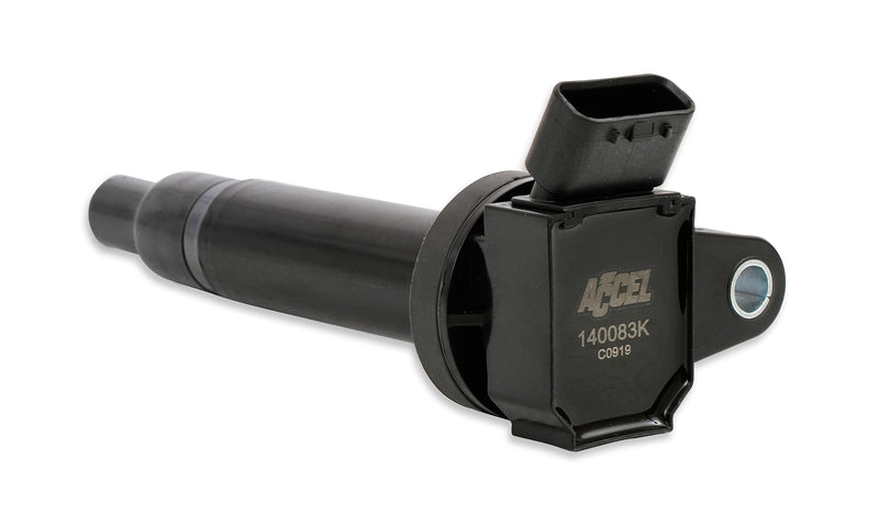 140083K-8 ACCEL Ignition Coils - 8-Pack, Black