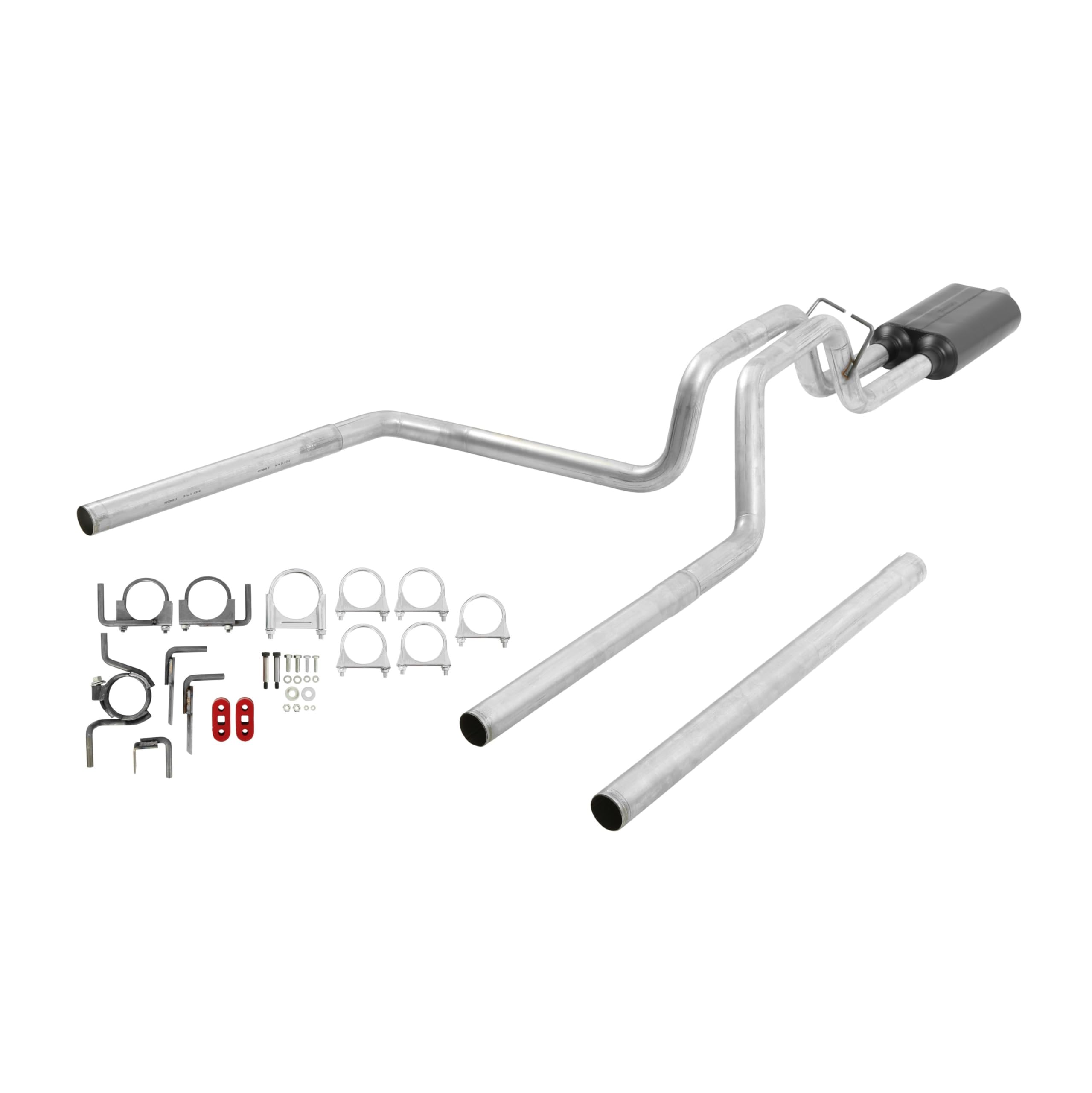 American Thunder Flowmaster 17171 Cat-Back Exhaust Kit Dual 2.5 Inch Tailpipes Compatible with 1994-2001 Dodge Ram 1500 3.9L 5.2L 5.9L 1994-2002 2500/3500 5.9L 2/4WD all wheelbases