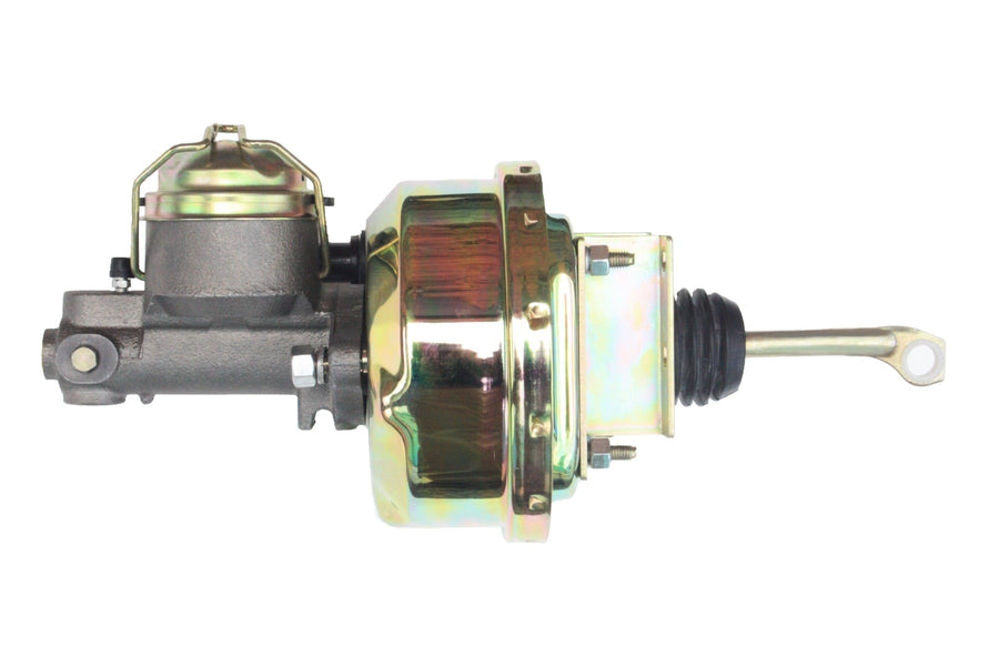 7 Inch LEED BRAKES Power Booster, 1 Inch Bore Single Bowl Master, Drum/Drum (Zinc)
