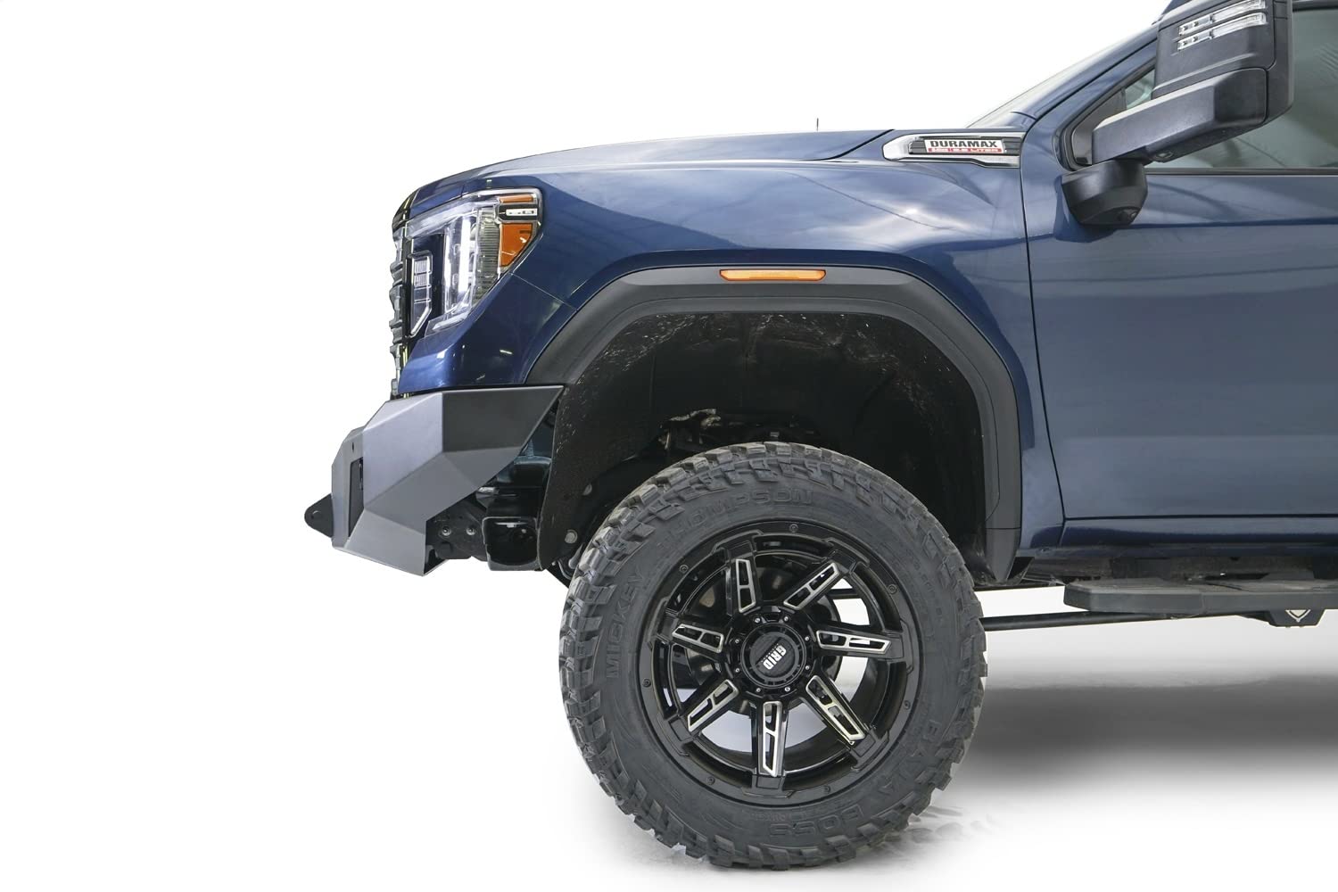 Fab Fours Full Width GM20-A5051-B Premium Raw Winch HD Bumper