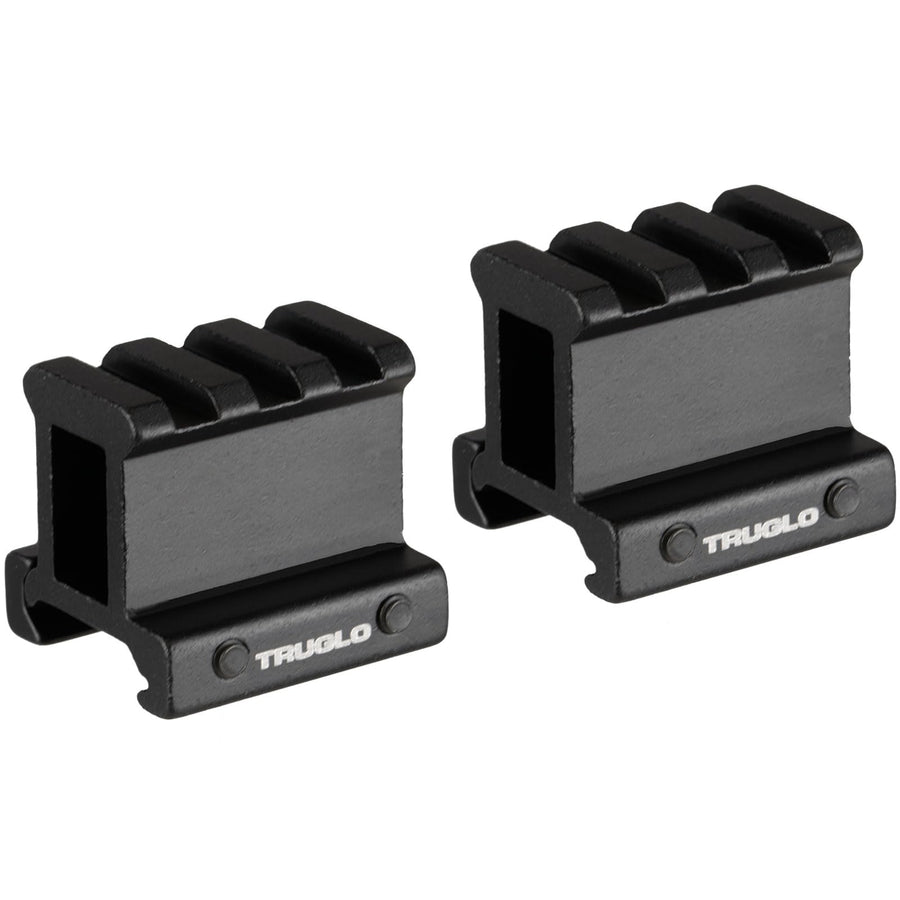 1" TRUGLO Picatinny Riser Mount Adapter 2 Piece