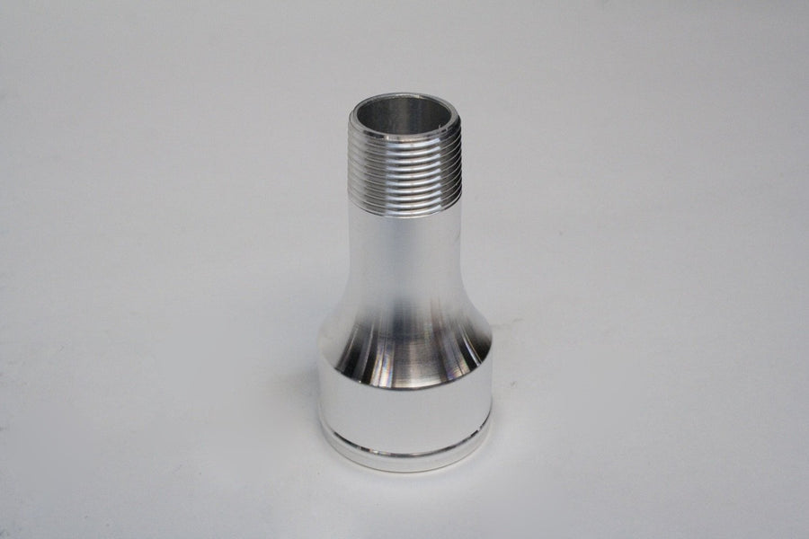 Clear Anodized Aluminum PRW 5292083 Straight Universal Electric Water Pump Fitting