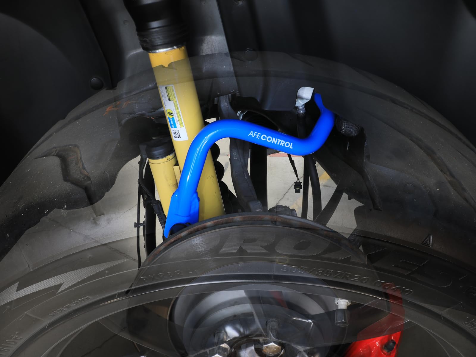 aFe Power Front and Rear CONTROL Sway Bar Set Blue Dodge Charger/Challenger 06-23 440-201001-L