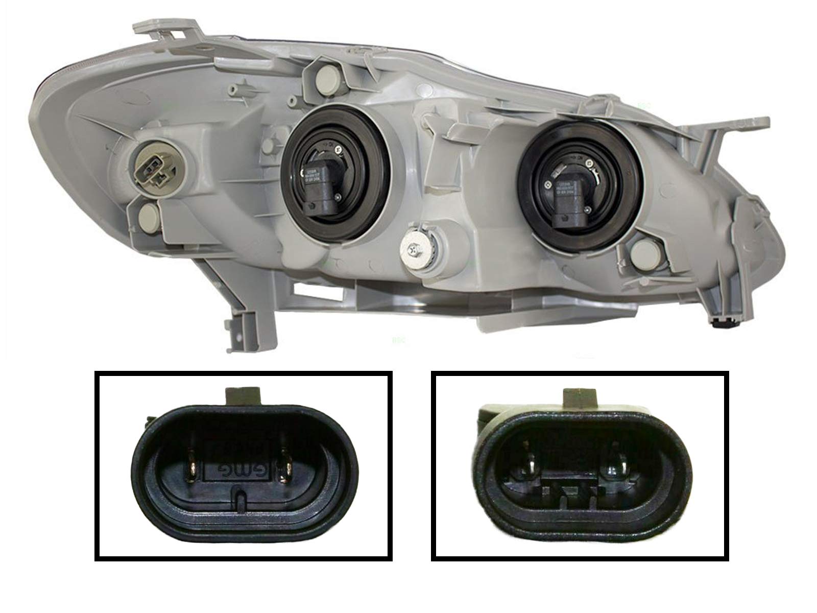 Replacement Driver Side DEPO 312-1160L-AS1 Headlight Assembly