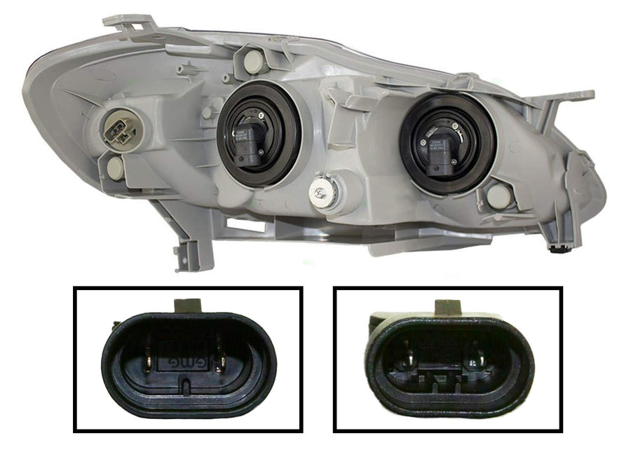 Replacement Driver Side DEPO 312-1160L-AS1 Headlight Assembly