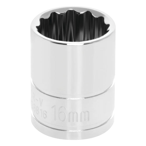 12-Point Socket Performance Tool W38816, 3/8-Inch Drive, 16mm