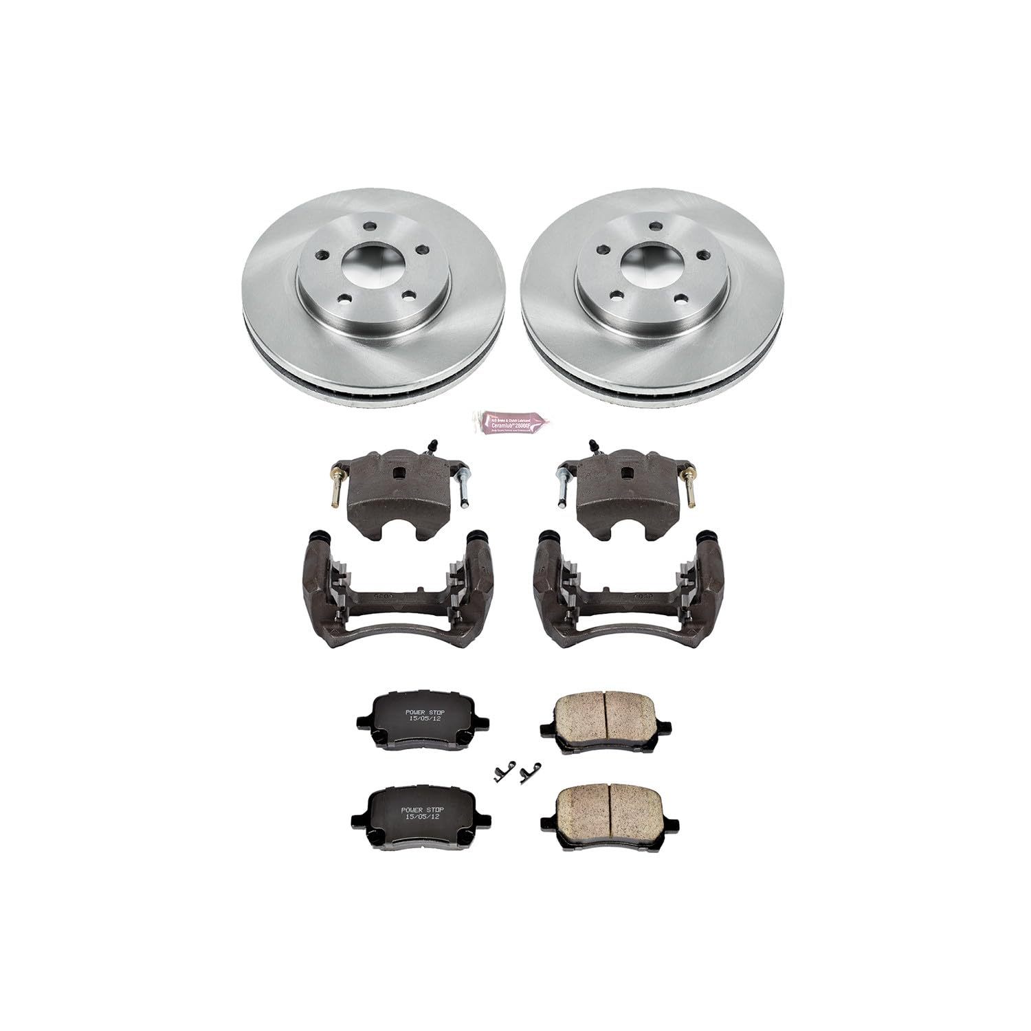 Power Stop KCOE3116 Stock Replacement Front Brake Kit (with Calipers) For Chevrolet HHR 2006-2007 [Model Specific]