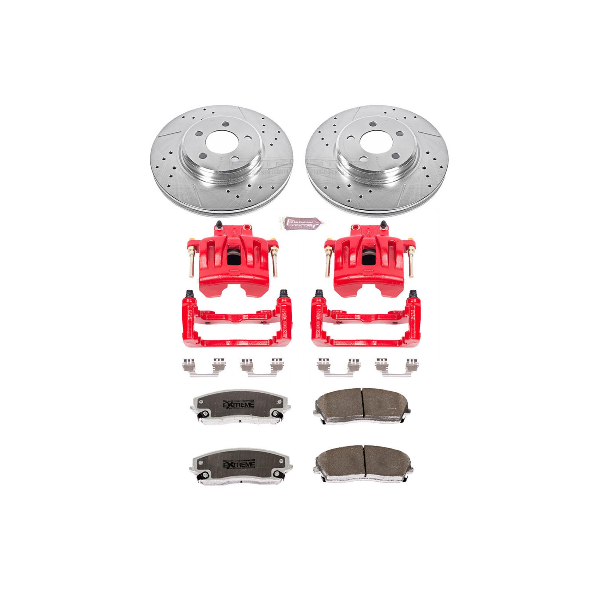 Power Stop Z26 KC1714-26 Front Street Warrior Brake Kit Chrysler Dodge