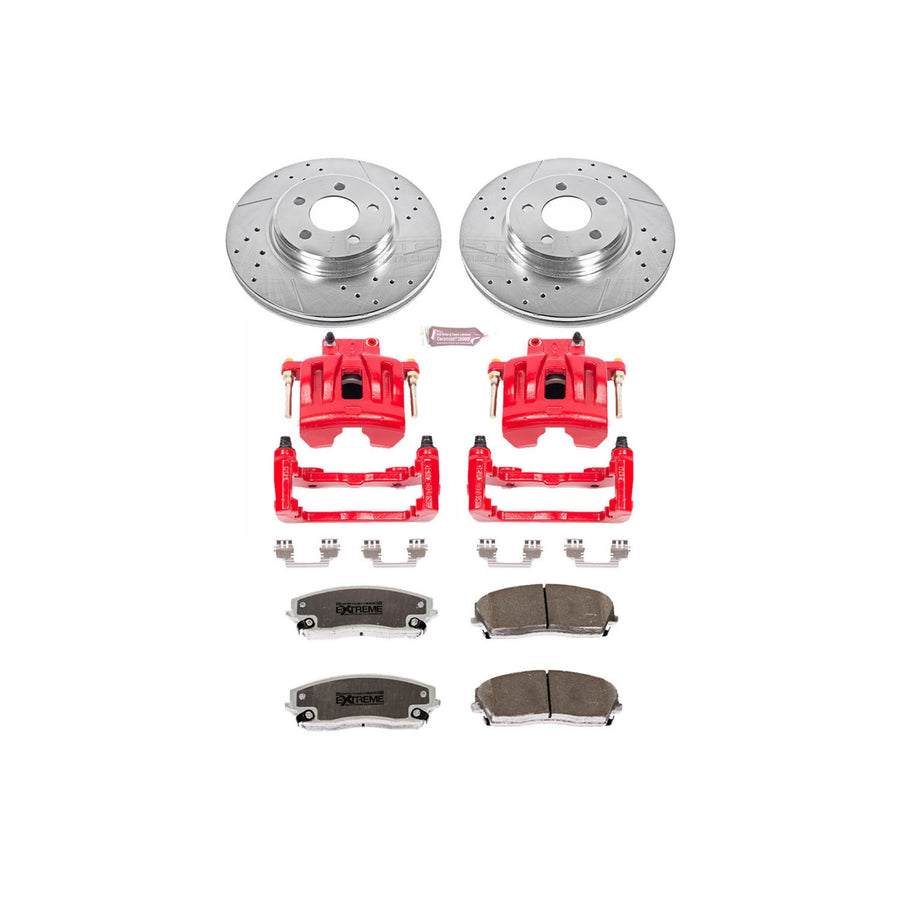 Power Stop Z26 KC1714-26 Front Street Warrior Brake Kit Chrysler Dodge