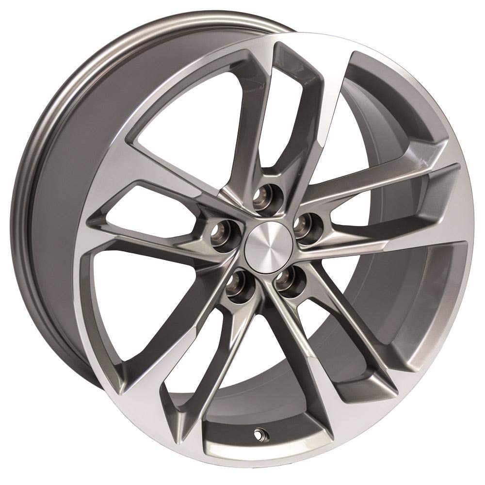 20 Inch OE Wheels CV29 Rim Fits Camaro 50th Anniversary Style 5x120 20x9.5 Gloss Gunmetal Machined - Hollander 5816 (1)