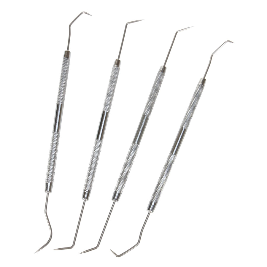 4-Piece Performance Tool W80749 Pick & Hook Set with Stainless Steel Tips - Ideal for Jewelers, Mechanics, Fishermen, Gun Repairs, and More