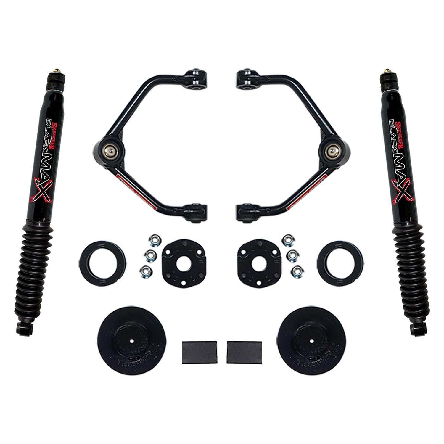 Skyjacker Suspension Lift Kit R1930PB; 3 in. Lift; Black Max Shocks;