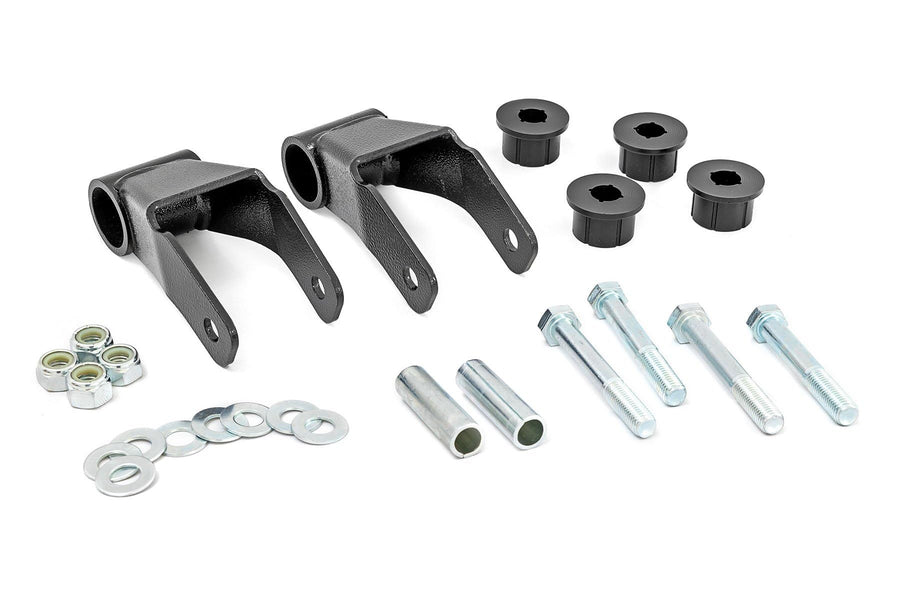 Rough Country Boomerang .75" Lift Shackles for 1984-2001 Jeep Cherokee XJ - 1104
