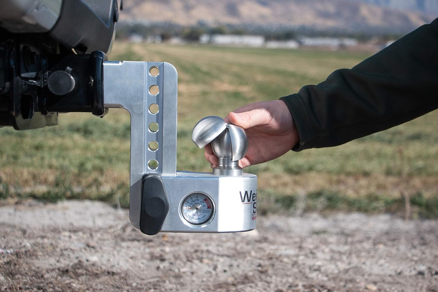 Stainless Steel Weigh Safe Clamshell - Tow Ball Adapter - Converts 2" Tow Ball to 2-5/16" - Universal Fit - Premium Hitch Accessory