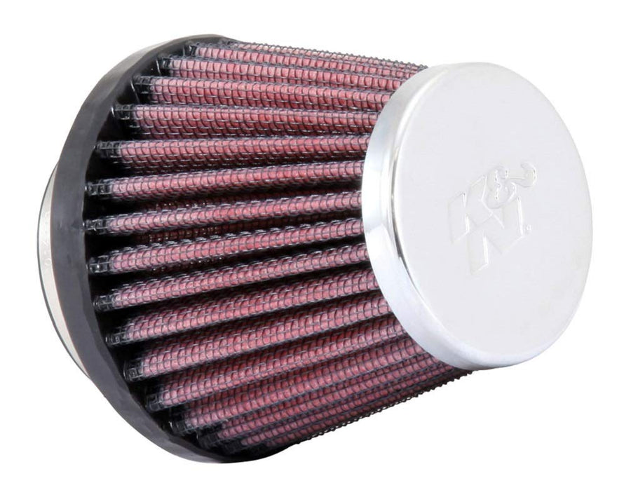 High-Flow K&N Original Lifetime Universal Clamp-On Air Filter: High Performance, Premium: Flange Diameter: 1.6875 In, Filter Height: 2.75 In, Flange Length: 0.625 In, Shape: Round Tapered, RC-1070