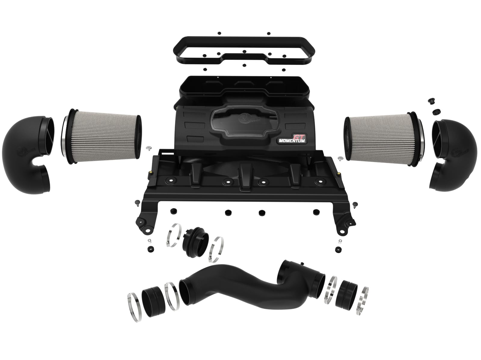 Momentum GT aFe POWER Cold Air Intake System w/Pro DRY S Filter, #50-70075D, Black