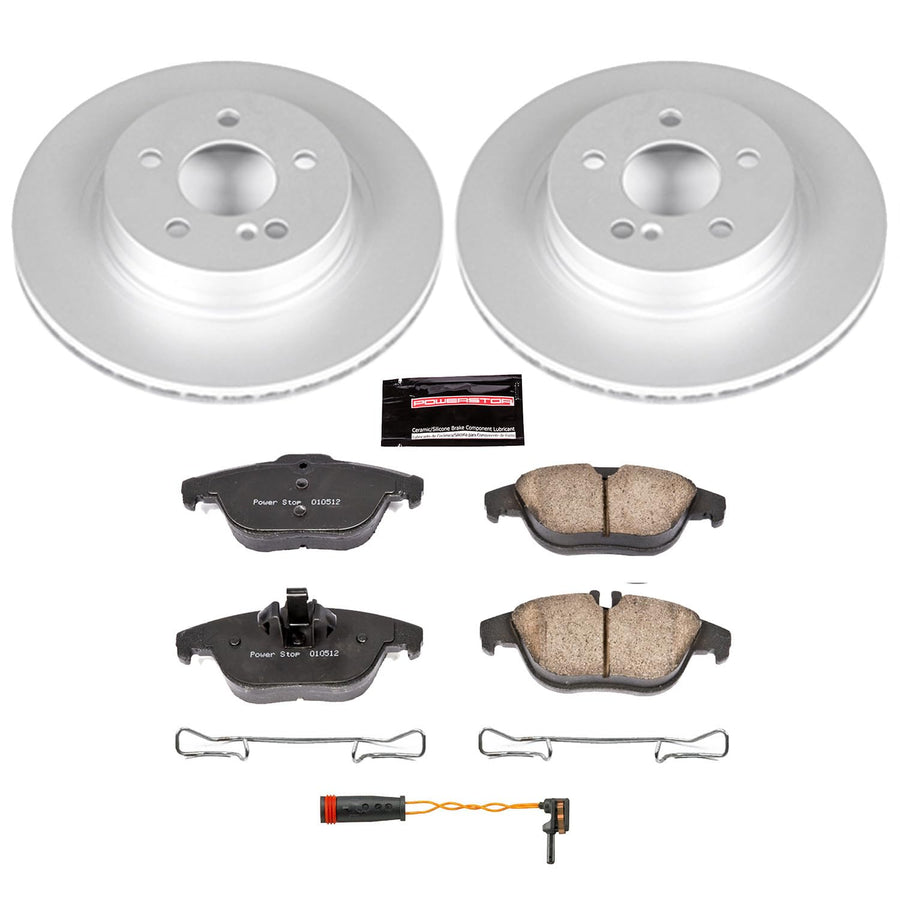 Power Stop Z23 Geomet Coated Brake Kit For Mercedes C250, C300, C350, E350, E400, E550 [Model Specific]
