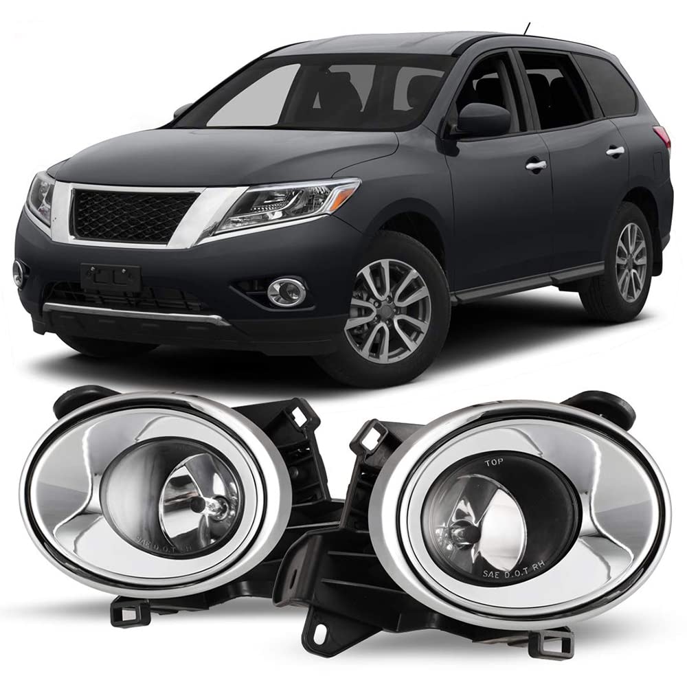 OEM Series Winjet for [2013 2014 2015 2016 Nissan Pathfinder] Driving Fog Lights + Switch + Wiring Kit