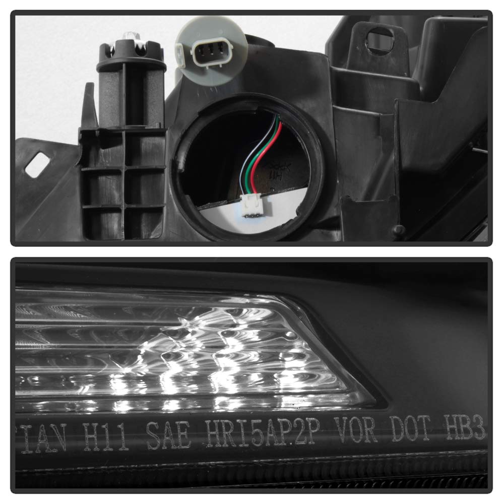 OEM Style Xtune Headlights (HD-JH-HA13-4D-LED-BK)