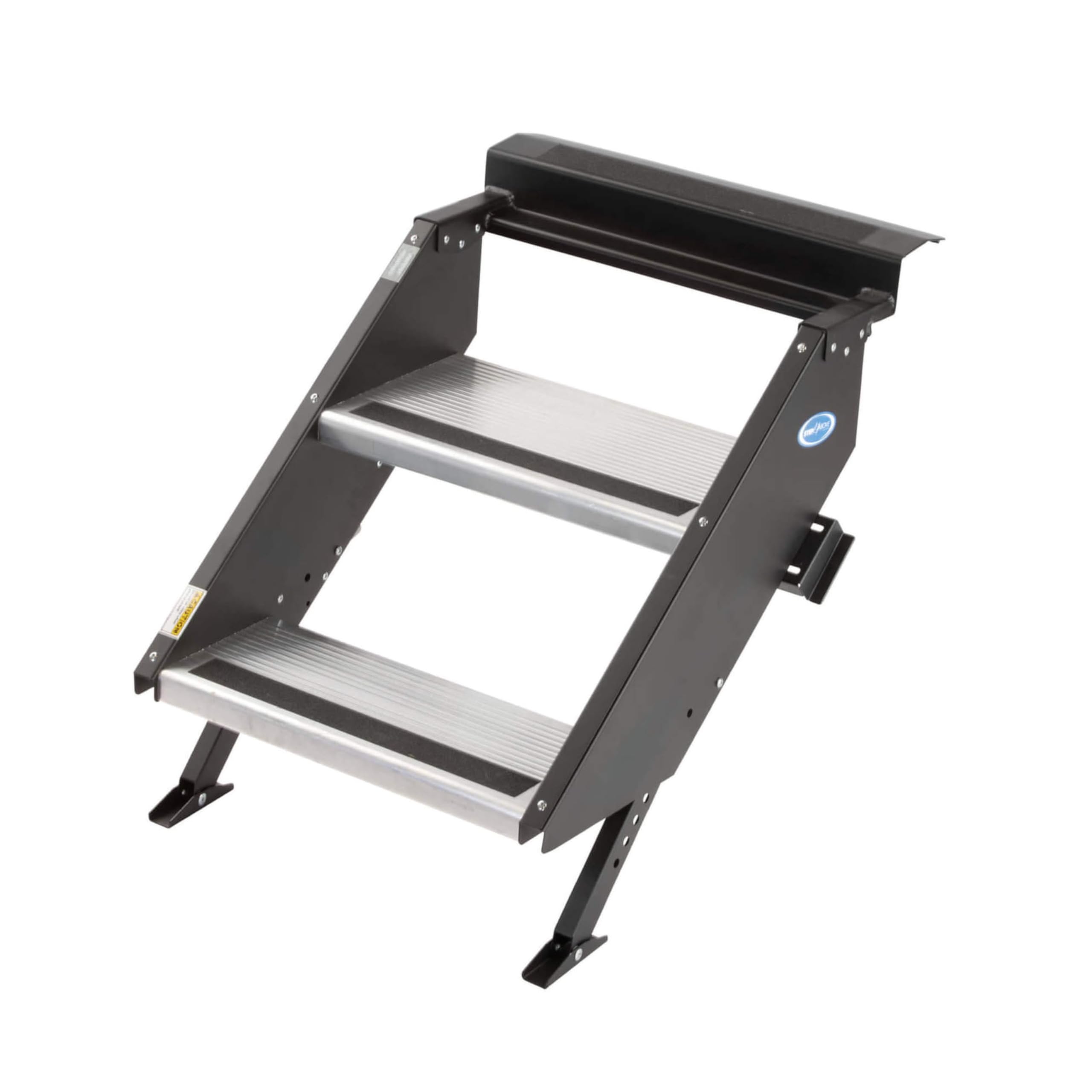 MORryde StepAbove STP-202 Fold-Up RV Entry Step - 2-Step (9" Step Rise), Fits 26" to 28" Door Width