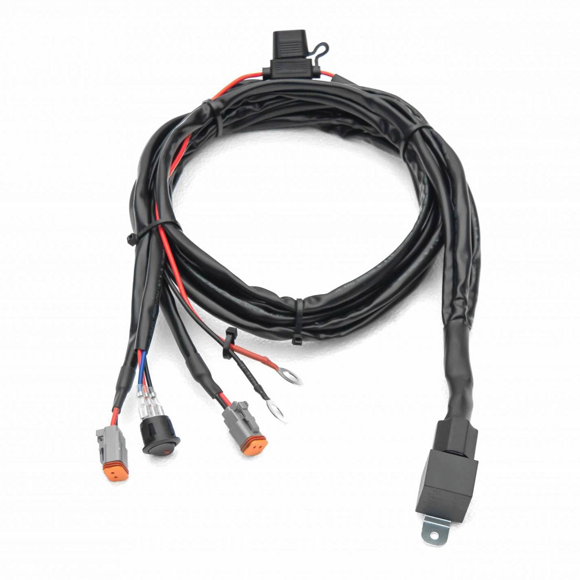 ZROADZ 3"Light Pod Kit, G2 Series, Amber, Flood 2 Piece Kit w/Harness Z30BC12W-D3A-K