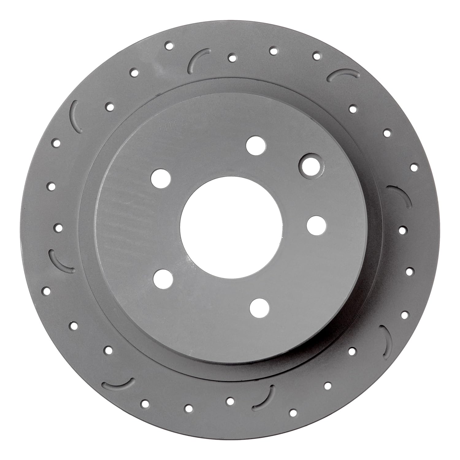Talon Cross-Drilled and Slotted Solid Rotor, Hawk Performance Brakes, 11.47 in. Diameter, 2.44 in. Height