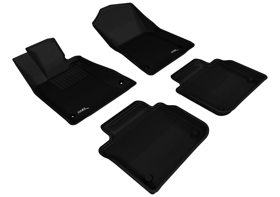 KAGU 3D MAXpider Custom Fit Floor Mat (BLACK) for 2013-2020 LEXUS GS/ GS HYBRID - 1ST ROW 2ND ROW