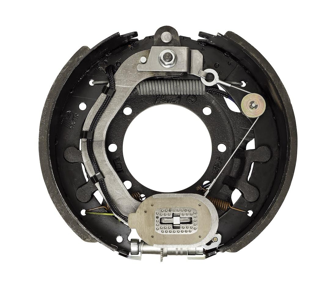 Left Hand Dexter K23-446-00 Complete 12-1/4X5 Electric Forward SELF-Adjust Brake Assembly (15K)