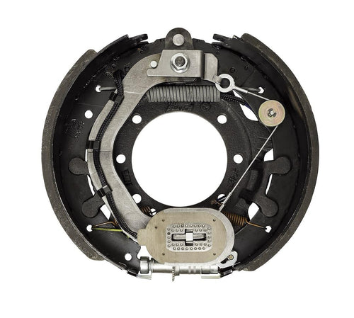 Left Hand Dexter K23-446-00 Complete 12-1/4X5 Electric Forward SELF-Adjust Brake Assembly (15K)