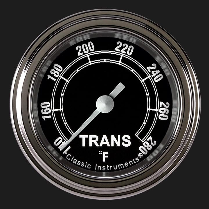 TR127SLF Classic Instruments Traditional 2-1/8" Transmission Temperature Gauge Full Sweep