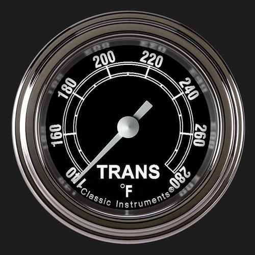 TR127SLF Classic Instruments Traditional 2-1/8" Transmission Temperature Gauge Full Sweep