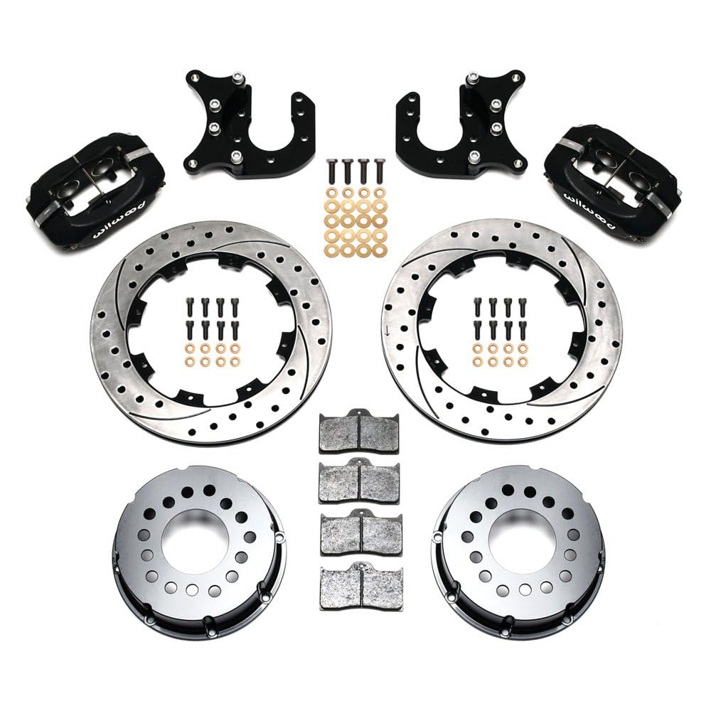 FDL P/S Rear Kit WILWOOD 140-2117-BD, Drilled Rotor Mopar-Dana 2.36" Offset