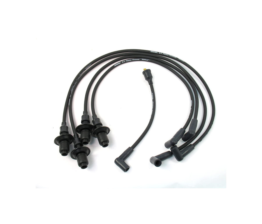 Black Pertronix 804202 Flame-Thrower 8mm 4 Cylinder Spark Plug Wire