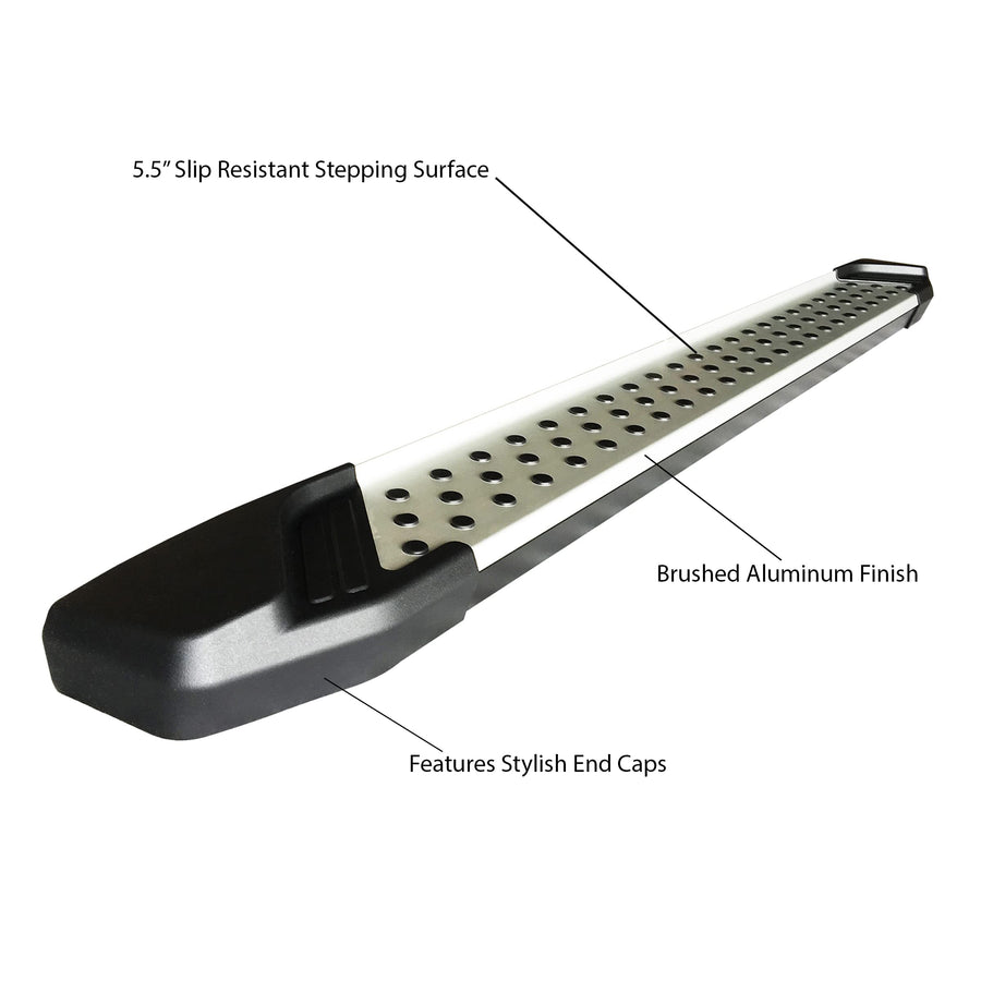 Vortex Black Horse Running Boards Compatible with 2022-2024 Hyundai Tucson-VO-H670