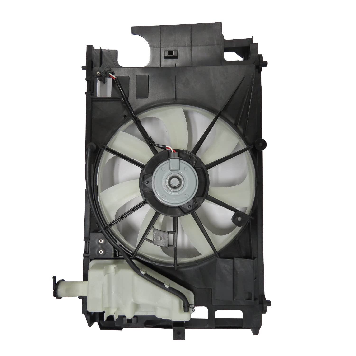 Compatible TYC 623150 with TOYOTA Prius c Replacement Dual Radiator and Condenser Fan Assembly, Black